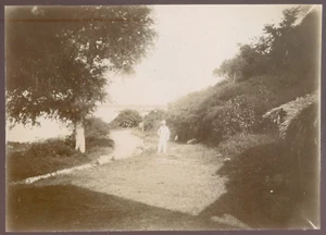 INDOCHINE COLONIALE, Route de Kampong Cham, Vintage citrate print 1902 - 12x16,5 - Picture 1 of 2