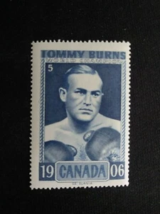 1964 Slania Briefmarken Weltmeister Boxershorts # 5 Tommy Burns HOF (NM) - Bild 1 von 3