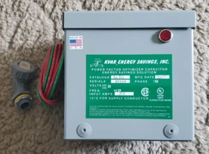 KVAR 1050 Power Factor Optimizer Capacitor Single Phase 220-240V 50 Amps - Picture 1 of 1