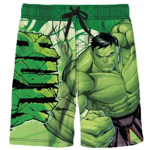 Marvel The Incredible Hulk Swim Trunks Big Boys Sizes 8, 10/12, 14/16 - Picture 1 of 2