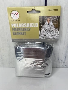 Rothco Coperta Sopravvivenza Polarizzata 1 Persona Scudo Polare 84" X 53" 2oz 1032 - Foto 1 di 4