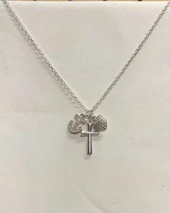 Collana con ciondolo fede, speranza e amore - Foto 1 di 1