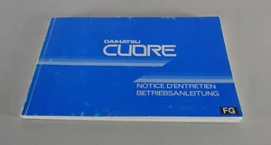 Manual de instrucciones / Manual Daihatsu Cuore stand 1985-1990 - Imagen 1 de 1