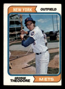 1974 Topps Baseball #8 George Theodore VG/EX *d2