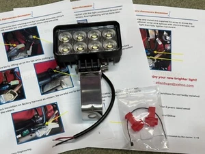 Honda Snow blower LED Light extended height bracket HS928 HS1132 HS1332 HS828 - Picture 1 of 16