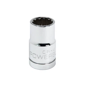 Powerbuilt 1/2 Inch Drive x 14 MM 12 Point Shallow Socket - 642012 - Picture 1 of 5