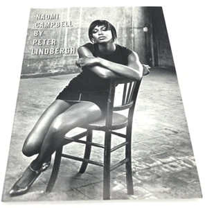 NAOMI CAMPBELL by PETER LINDBERGH Rare ITALIAN VOGUE ITALIA magazine supplement - Picture 1 of 8