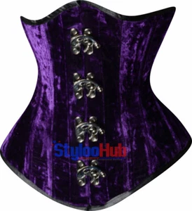 Velvet Sexy Bodycon Mini Ruched Party Cocktail Dress Sweetheart Corset C02 - Picture 1 of 4