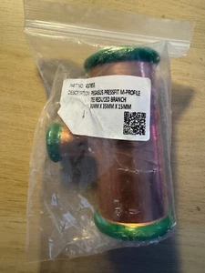 Pegasus Pressfit M TEE REDUZIERTER ABZWEIG 35mm x 35mm x 15mm Kupfer - 505 - Bild 1 von 1
