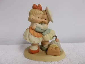De colección 1990 Enesco Lucie Attwell El Mayor Tesoro Dos Niñas Estatuilla Estatua - Imagen 1 de 5