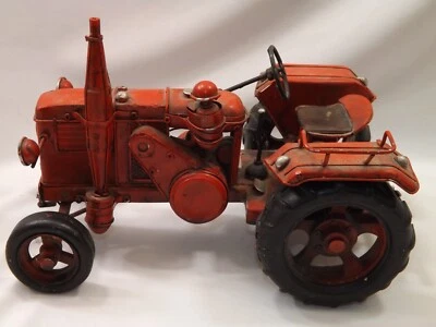 Model Tractor Red Farm Machinery Equipment Toy - Used - Image 1 of 4