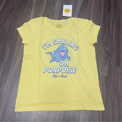 Life is Good Girl talla L I’m Smiling on Purpoise L camiseta manga corta niñas Foto 1 de 4