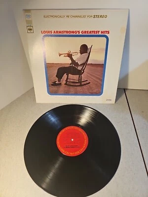 Louis Armstrong's Greatest Hits  Columbia Vinyl  Dixieland, Swing - Image 1 of 4