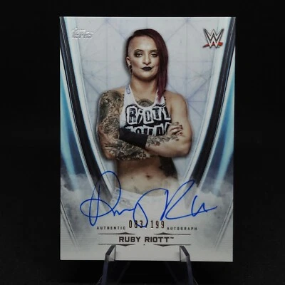 2020 Topps WWE Undisputed RUBY RIOT Autograph On Card /199 #A-RB - Image 1 of 2