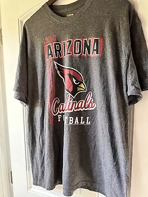 Camiseta masculina JUNK FOOD cinza carvão Arizona Cardinals futebol 1920 tamanho XL - Imagem 1 de 4
