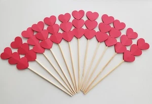 12 decoraciones de cupcakes de San Valentín, tapa de cupcakes de corazón, tapa de cupcakes de amor - Imagen 1 de 1