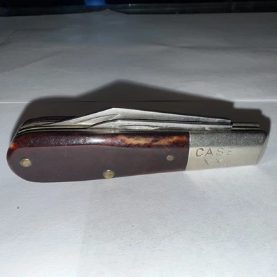 CUCHILLO BARLOW CASE XX CUTLERY CO EE. UU. ROJO B0NE 62009 1/2 Foto 1 de 4