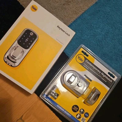 Yale Keyless Connected Door Lock + Nightlatch - Image 1 of 2