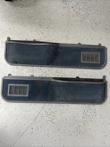 1987-1991 Ford F150 F250 F350 Bronco Door Panel Map Pocket Lower Trim OEM Blue - Picture 1 of 4