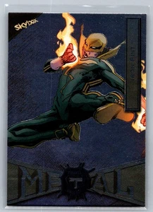 SkyBox Metal Universe 2021 Marvel Spider-Man #35 Iron Fist - Imagen 1 de 2