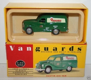 VANGUARDS 1/43 VA3000 AUSTIN A40 VAN RANSOMES LAWN MOWERS - Picture 1 of 1