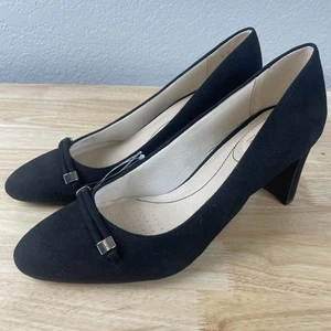 LifeStride Gianna Pumps Absatz schwarz Microsuede Frontdetail US Damen 11W $ 80 - Bild 1 von 10