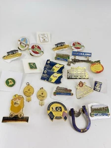 23 LIONS CLUB District 14 90s PA Vintage Enamel Lapel Hat Pins - Picture 1 of 7