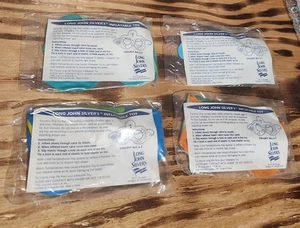 Long Johns 1996 - Inflatable Sea Goggles - Set of 4 MIP Unopened!! - Picture 1 of 2