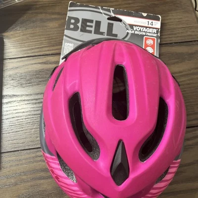 NUEVO Casco de bicicleta Bell Voyager adulto rosa 14+ 21,25-24” (ALGUNAS IMPERFECCIONES) Foto 1 de 4