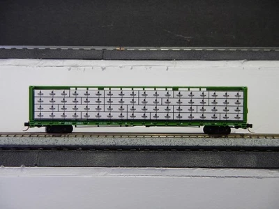 Solid Wood Wrapped Lumber Load for N Scale 72 Foot Centerbeam Flat Car - Image 1 of 4