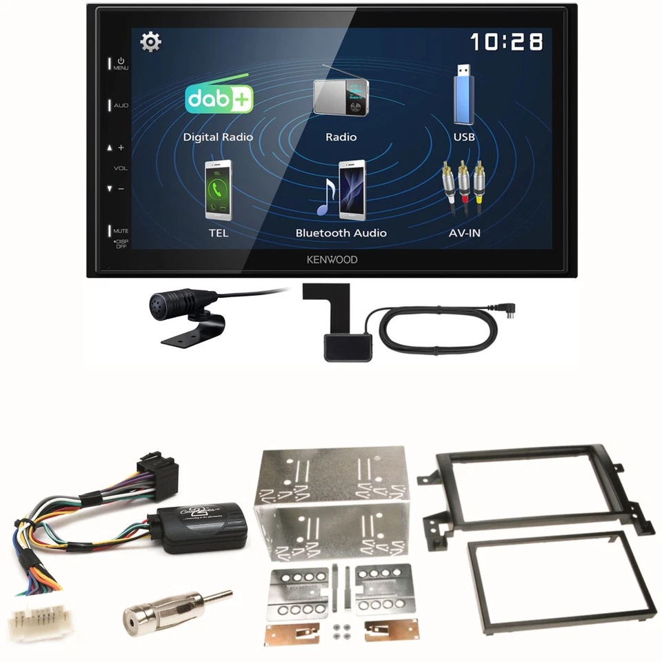 Kenwood DMX129DAB DAB+ Bluetooth USB Einbauset für Suzuki Grand Vitara JT - Bild 1 von 1