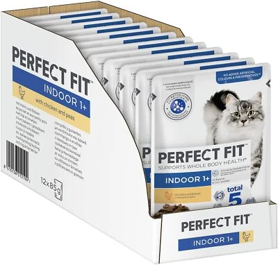 ™ Katze Portionsbeutel Indoor mit Huhn 12 x 85g - Bild 1 von 4