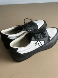 LADY FAIRWAY 10M Womens Golf Shoes - Black & White - Picture 1 of 5
