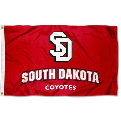 South Dakota Coyotes Flag Large 3x5 Cover
