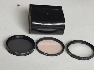 3 x Toshiba 52mm Filter Set, Skylight, Polariser, Close-up - Picture 1 of 4
