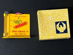 Vintage Dekalb Rain Gauge Recorder AgResearch Metal Glass NOS Farmer Crops - Picture 1 of 5