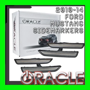 2010-2014 ORACLE FORD MUSTANG CONCEPT TINTED/SMOKED SMD LED SIDEMARKERS 4 PCS - Picture 1 of 1
