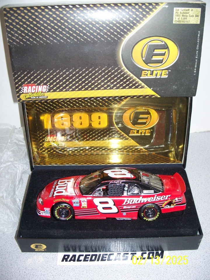 #8 DALE EARNHARDT JR. 1/24 BUDWEISER RCCA  ELITE 1999 - Image 1 of 1