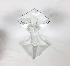 Oleg Cassini 6 in. Crystal Candle Holder 109241 - Picture 1 of 4