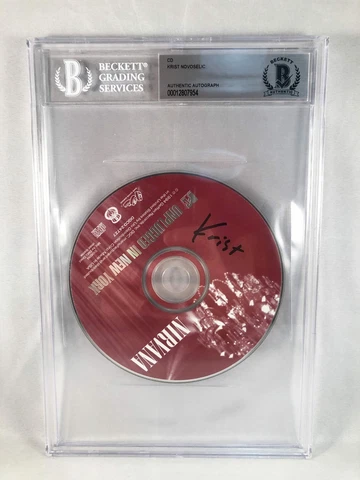 Krist Novoselic Signed CD Beckett BAS Nirvana 1 COA Cover