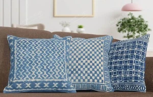 Throw Pillowcase Square Printed Decorative Covers Cozy 3 Sets of Cushion Cover - Picture 1 of 5