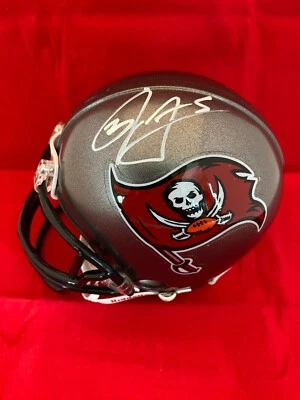 MINI CASCO FIRMADO POR JOSH FREEMAN TAMPA BAY BUCCANEERS RARO GRANDES TRADICIONES CERTIFICADO DE AUTENTICIDAD Foto 1 de 2