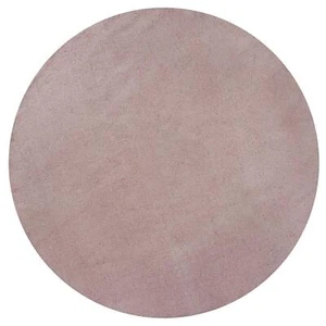 6' Rose Pink Round Indoor Shag Rug - Picture 1 of 1