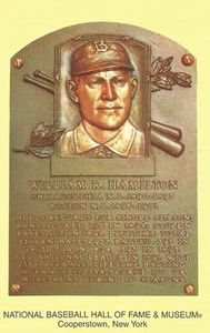 Postcard Billy Hamilton Baseball HOF Cooperstown Phillies Boston Unused MINT - Picture 1 of 1