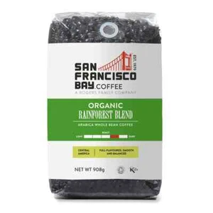 Organic Rainforest Blend Whole Bean Coffee, 908g Bag - Picture 1 of 1