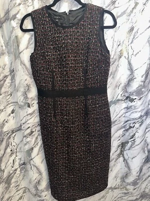 Vintage Talbots Knitted Multicolor mini Length slip dress women size 6 - Image 1 of 4