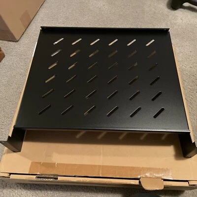 NavePoint 2U Cantilever Server Shelf Vented Rack Mount 19" x 16" PREOWNED UNUSED - Image 1 of 3