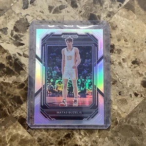 Matas Buzelis 2023-24 Prizm Draft Picks Silver Prizm #13 Chicago Bulls Rookie P2 - Picture 1 of 2