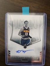 RJ Hampton Private Signings On-card-auto Rookie Card