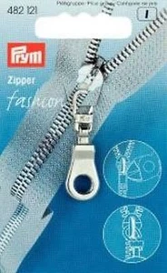 1 Fashion Chiusura Lampo Occhiello Argento Sostituzione Per Cerniera - Foto 1 di 1